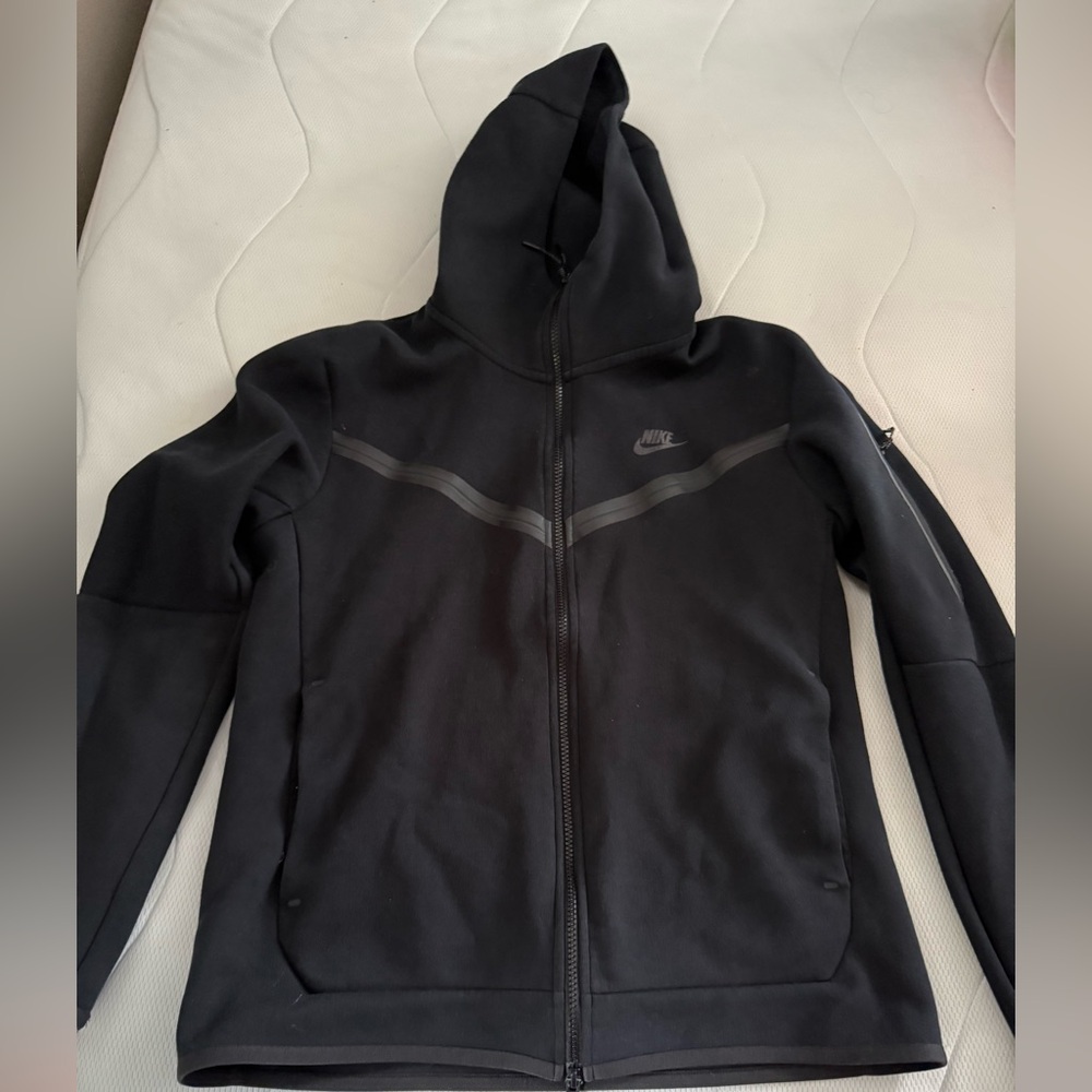 Nike Tech Fleece Black Hoodie M GUC
